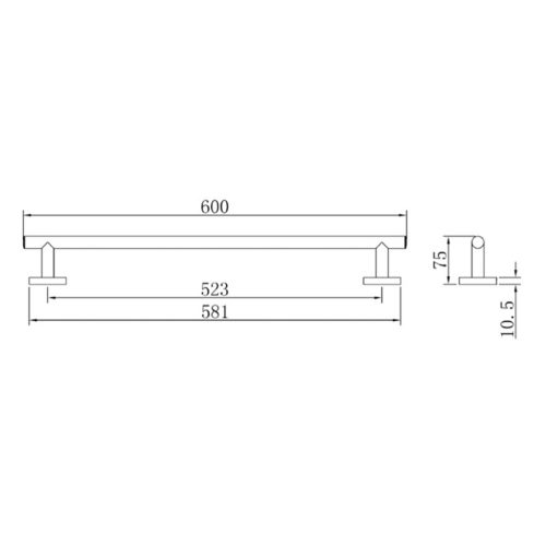 Mofém Fiesta törölközőtartó (501-1010-00)