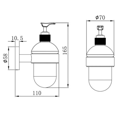 Mofém Fiesta szappanadagoló (501-1022-00)
