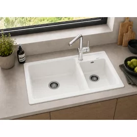 Blanco LEGRA 8 gránit mosogatótál, fehér