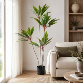 Műnövény Dracéna pálma zöld 120 cm