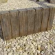Fahatású ágyásszegély- 50x25x5cm