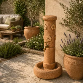 Fabro-Floreale kerti kút terracotta( 600271-T)