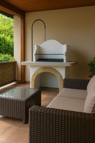 Fabro-Nádika kerti grill (600340)