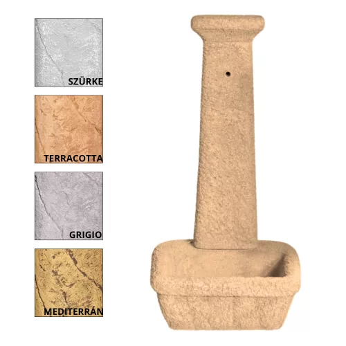 Fabro-Caorle ivókút terracotta 