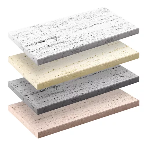 Lépőkő Traverstone 60x30x3 cm, fehér