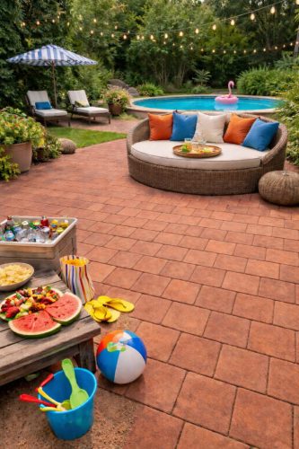 Fabro- Cotto Tavella Terrakotta térburkoló 30x30x2,5cm (600586)