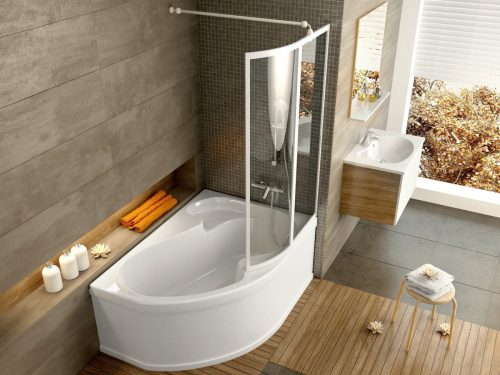 Rosa VSK2 160 kádparaván jobb transparent