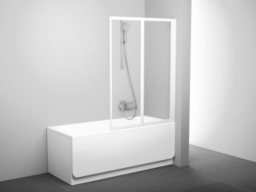 VS2 105 kádparaván fehér+transparent