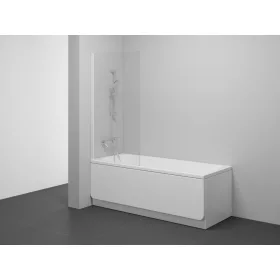 NVS1-80 kádparaván fehér+transparent