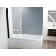 CVS1 80 bal kádparaván fekete + transparent