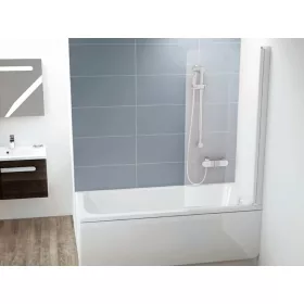 CVS1-80 jobb kádparaván fehér + transparent