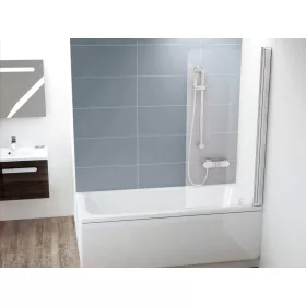CVS1-80 jobb kádparaván krómhatású + transparent