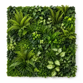 Műnövény fali zöld vegyes 100x100 cm