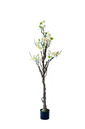 Műnövény sárga Pluméria 80 cm