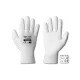 Védőkesztyű PURE WHITE polyuretán 7"