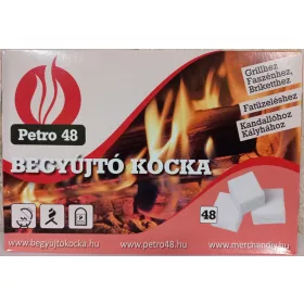 Grillbegyújtó kocka PETRO 48db/cs 