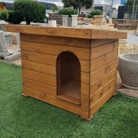 Kutyaház lapos tetős 90x65 cm