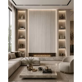 Beltéri falpanel 2800x1200x4 mm- Cashmere Stone Beige