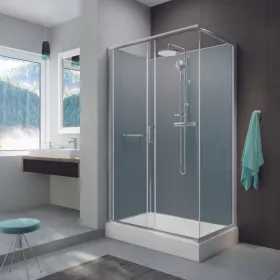   Négyoldalról zárt szögletes zuhanykabinok kpl-KCD2/ CLIIa-90x120 /választható keret és hátfallal /W0 üveggel