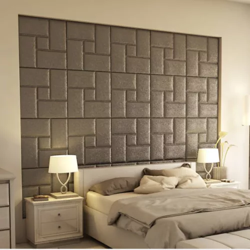 Acotango 3D falpanel 60x60cm - fénylő antracit