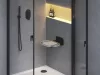Chrome ülőke Clear/fekete