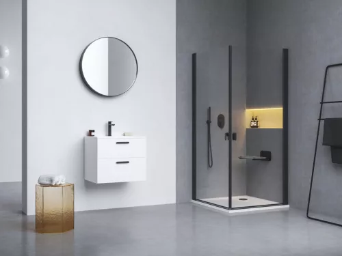 Chrome ülőke Clear/fekete