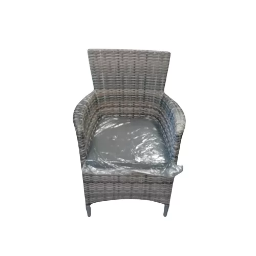 Kerti kis garnitúra 70cm asztal+ 2 fotel (BYH026W/szürke)