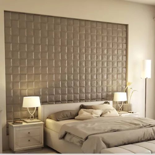 Biggore 3D falpanel 60x60cm - havanna barna