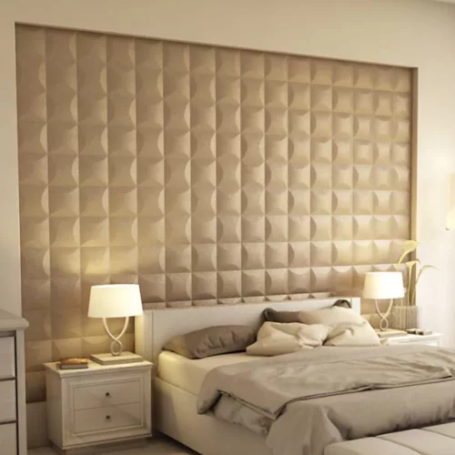 Blancas 3D falpanel 40x40cm - adamin