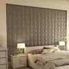 Blancas 3D falpanel 40x40cm - fénylő antracit