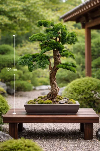 Műnövény Fenyő bonsai terebélyes 120 cm