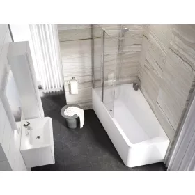 10° akrilkád 160x95 balos fehér