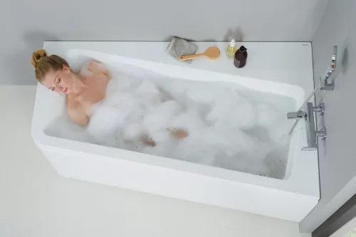 10° akrilkád 160x95 jobbos fehér