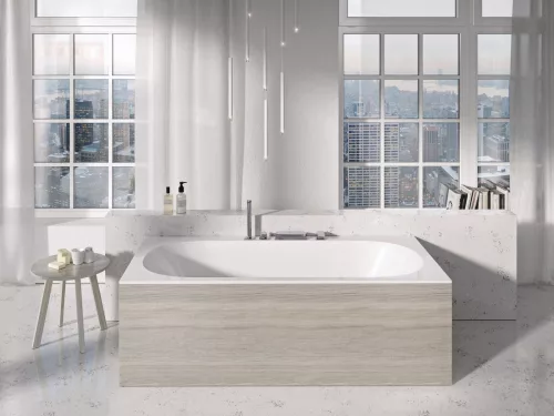 City Slim 180 x 80 akrilkád fehér