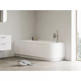 Chrome akrilkád 170x105 balos, fehér