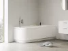 Chrome akrilkád 170x105 jobbos, fehér