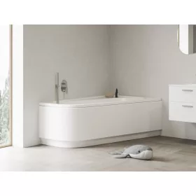 Chrome akrilkád 170x105 jobbos, fehér