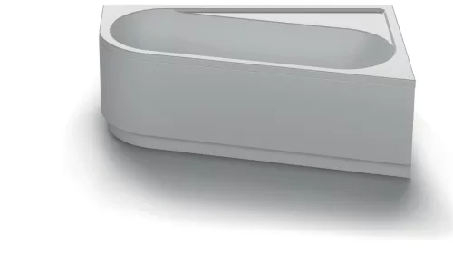 Chrome akrilkád 170x105 jobbos, fehér