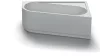 Chrome akrilkád 160x105 jobbos, fehér