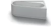 Chrome akrilkád 160x105 jobbos, fehér