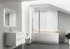Chrome akrilkád 180x80 fehér