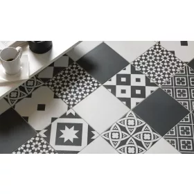 Neo Gatsby Noir Blanc fal-és padlóburkolat 20x20 I.o. 1,42 m2/
