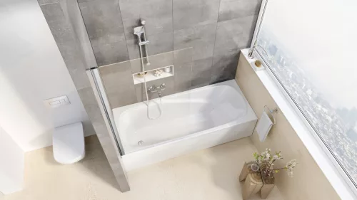 Vanda II 150x70 akrilkád fehér