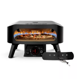   COZZE Classic gázlángos pizzakemence 13" Black Edition