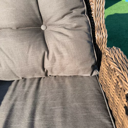 Rattan étkező garnitúra (dönt. fotel 6db+asztal) B (CYH775W-1B)