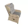 Rattan étkező garnitúra (dönt. fotel 6db+asztal)Sz (CYH775W-1SZ)