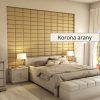 Cotomini 3D falpanel 30x15 cm -Korona arany