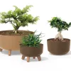 Kaspó GRACIA 400W Ecowood kávé(DGRL-400W-4625)