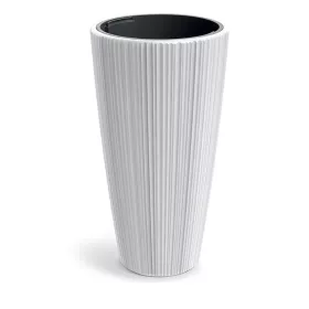 Kaspó ORO magasított kerek 40 cm, fehér(DHOR400/S449)