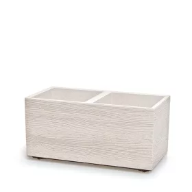Kaspó MADERA CASE ECO WOOD 80 cm, fehér (DMA800W/S449W)